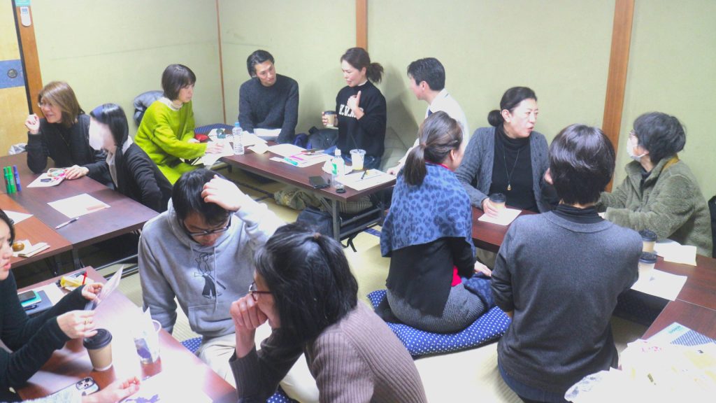 ワールドカフェ形式での交流＆プチ相談会